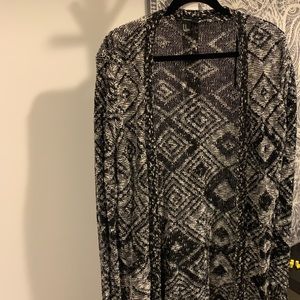 Black and white sweater